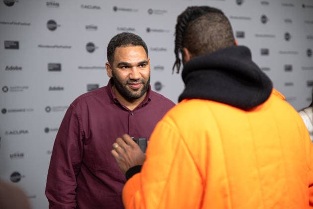 January 22, 2026, Park City, Utah, USA: Sundance Film Festival 2026: Executive Producer David Kimbangi, of The Disciple, answers questions ahead of the film s premiere. Park City USA - ZUMAi207 20260122_zsp_i207_027 Copyright: xAbramxImanx