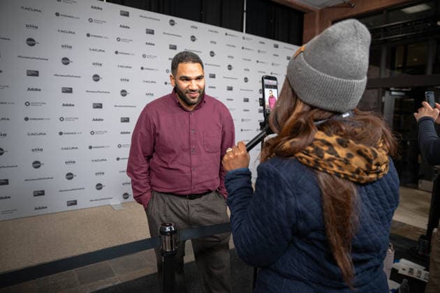 January 22, 2026, Park City, Utah, USA: Sundance Film Festival 2026: Executive Producer David Kimbangi, of The Disciple, answers questions ahead of the film s premiere. Park City USA - ZUMAi207 20260122_zsp_i207_034 Copyright: xAbramxImanx