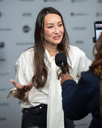 January 22, 2026, Park City, Utah, USA: Sundance Film Festival 2026: Director Joanna Natasegara, of The Disciple, answers questions ahead of the film s premiere. Park City USA - ZUMAi207 20260122_zsp_i207_036 Copyright: xAbramxImanx