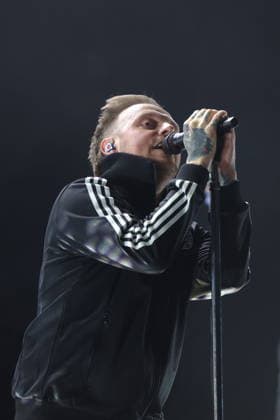 22.01.2026, Architects, Samuel David Carter, im Konzert live im UFO-Velodrom, Berlin, Musik, Berlin