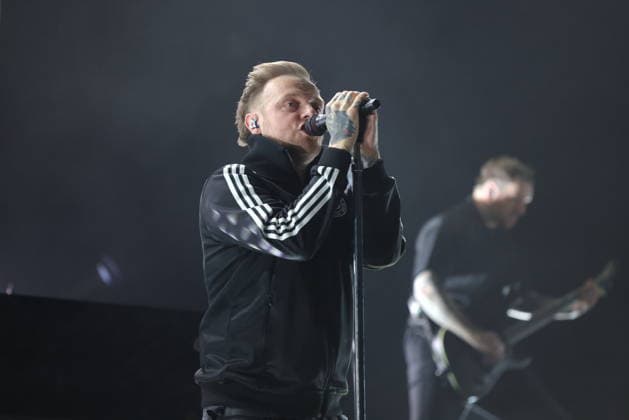 22.01.2026, Architects, Samuel David Carter, im Konzert live im UFO-Velodrom, Berlin, Musik, Berlin