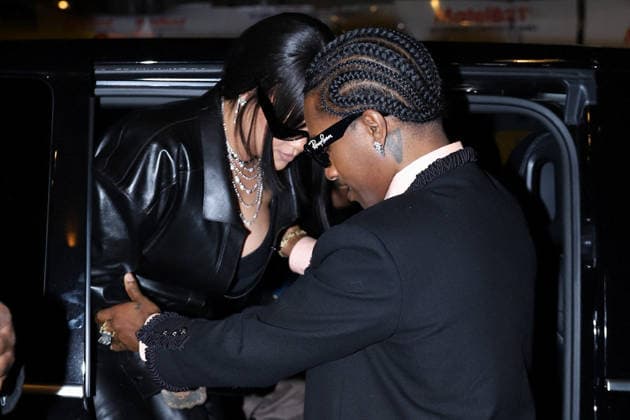Rihanna and A AP Rocky arrive at Siena restaurant in Paris during Mens Ready to Wear Autumn Winter 2026 2027 Fashion Week on 22 January 2026 Yoann Ouahcene Bestimage Rihanna and A AP Rocky arrive at Siena restaurant in Paris during Mens Ready to Wear Autumn Winter 2026 2027 Fashion Week on 22 January 2026 Paris France  Copyright: xYoannxOuahcenex xBestimagexYoannxOuahcenex xBestimagex
