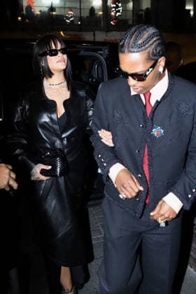 Rihanna and A AP Rocky arrive at Siena restaurant in Paris during Mens Ready to Wear Autumn Winter 2026 2027 Fashion Week on 22 January 2026 Yoann Ouahcene Bestimage Rihanna and A AP Rocky arrive at Siena restaurant in Paris during Mens Ready to Wear Autumn Winter 2026 2027 Fashion Week on 22 January 2026 Paris France  Copyright: xYoannxOuahcenex xBestimagexYoannxOuahcenex xBestimagex