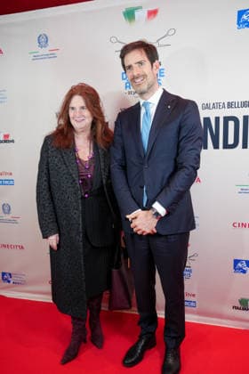 Emanuela dAlessandro, Giorgio Carlo Brugnoni Avant première française du film Cinque secondi au Publicis Cinémas, dans le cadre du Troisième Gala du cinéma italien le 22 janvier 2026 Anne Sophie Guebey Bestimage Photocall for the premiere of the film Cinque secondi at Publicis Cinémas, as part of the Third Italian Film Gala in Paris on january 22nd 2026 Paris  Copyright: xAnne-SophiexGuebeyx xBestimagexAnne-SophiexGuebeyx xBestimagex
