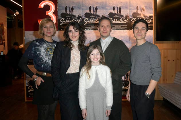 Judith Angerbauer, Seyneb Saleh, Zoe Baier, Trystan Pütter und Sebastian Urzendowsky bei der Premiere des Kinofilms Sabbatical im Delphi Lux. Berlin, 22.01.2026