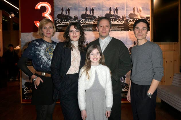 Judith Angerbauer, Seyneb Saleh, Zoe Baier, Trystan Pütter und Sebastian Urzendowsky bei der Premiere des Kinofilms Sabbatical im Delphi Lux. Berlin, 22.01.2026