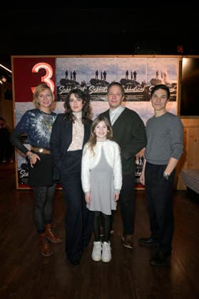 Judith Angerbauer, Seyneb Saleh, Zoe Baier, Trystan Pütter und Sebastian Urzendowsky bei der Premiere des Kinofilms Sabbatical im Delphi Lux. Berlin, 22.01.2026