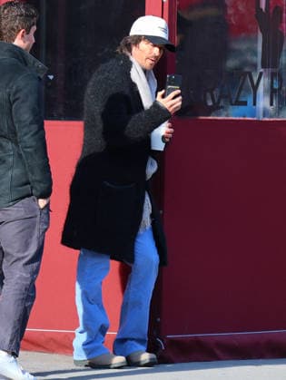 Ian Somerhalder and Nikki Reed Out - NYC Famous couple actor Ian Somerhalder with his wife actress Nikki Reed are walking with friends in Soho then they are taking photos of their new line foundational supplements on a truck in New York, NY on January 22, 2026. Photo by Dylan Travis ABACAPRESS.COM New York City NY United States  Copyright: xDylanxTravis ABACAx