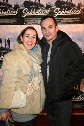 Claudia Campus mit Gast bei der Premiere des Kinofilms Sabbatical im Delphi Lux. Berlin, 22.01.2026