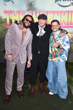 Jason Momoa, Dave Bautista und Angel Manuel Soto beim Special Screening des Amazon Prime Video-Films The Wrecking Crew im Cineworld Leicester Square. London, 22.01.2026