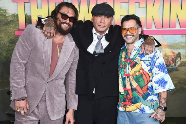Jason Momoa, Dave Bautista und Angel Manuel Soto beim Special Screening des Amazon Prime Video-Films The Wrecking Crew im Cineworld Leicester Square. London, 22.01.2026