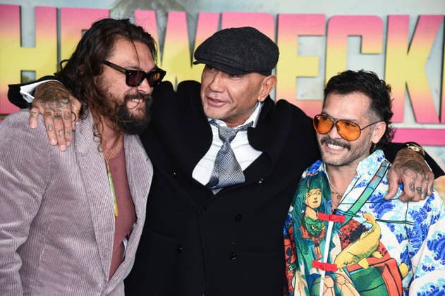 Jason Momoa, Dave Bautista und Angel Manuel Soto beim Special Screening des Amazon Prime Video-Films The Wrecking Crew im Cineworld Leicester Square. London, 22.01.2026