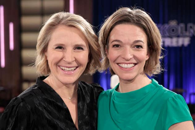 Susan Link und Anna Planken bei der Aufzeichnung der WDR-Talkshow Kölner Treff im WDR Studio BS 3. Köln, 22.01.2026