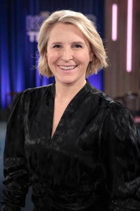 Susan Link bei der Aufzeichnung der WDR-Talkshow Kölner Treff im WDR Studio BS 3. Köln, 22.01.2026