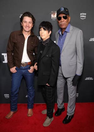 Los Angeles Screening Of Amazon Prime Video s The Gray House 22 January 2026 . Los Angeles, California Drake Milligan, Diane Warren, Morgan Freeman At the Los Angeles Screening Of Amazon Prime Video s The Gray House held at Sherry Lansing Theatre Paramount Pictures Studio Lot in Los Angeles., Credit:Sadou Faye Avalon United States, CA, Los Angeles, Sherry Lansing Theatre Paramount Pictures Studio Lot  Copyright: xSadouxFayex xAvalonx 1068557356