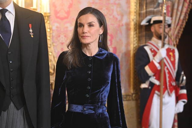 The King and Queen receive the Diplomatic Corps accredited in Spain Queen Letizia during the annual reception for the Diplomatic Corps accredited in Spain on the occasion of the new year, at the Royal Palace, on January 23, 2026, in Madrid Spain The Diplomatic Corps of Spain is composed of 126 Embassies resident in our country and almost 800 Consulates, 153 career and more than 600 honorary ones PALACIO REALEZA DIPLOMATIC José Madrid Madrid Madrid Espana  Copyright: xJosÃ xOlivax 7238556