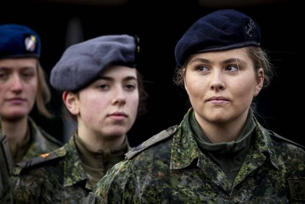 Ermelo, The Netherlands, 2026-01-23 12:17:07 ERMELO, January 23, 2026, Defensity College. Princess Amalia has completed General Military Training (AMO) and has been promoted to corporal. The AMO is part of the program she is following at Defensity College. Now that she has completed the AMO, the Princess of Orange will wear a military uniform when working for the Ministry of Defence. She will continue her training and is currently working as a student employee at the Defence Staff. PHOTO: NLBeeld POOL Patrick van Katwijk Credit: NL Beeld Patrick van Emst  Copyright: xx x