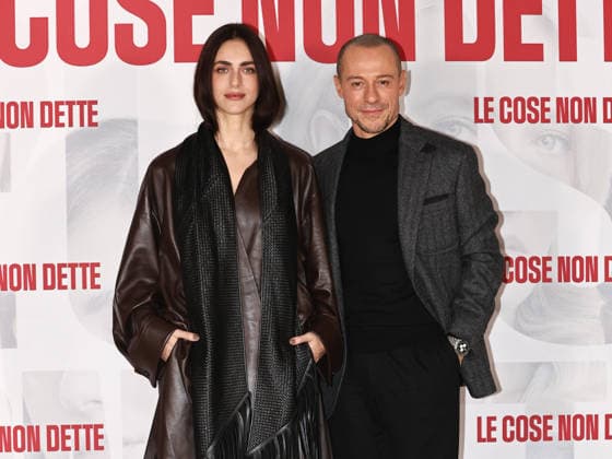 Rome, Palazzo Naiadi, photocall for the film Things Left Unsaid. Pictured: Miriam Leone, Stefano Accorsi  Copyright: xMarcoxProvvisionatox xipa-agency.netx xMarcoxProvvisionatox IPA_Agency_IPA70456062