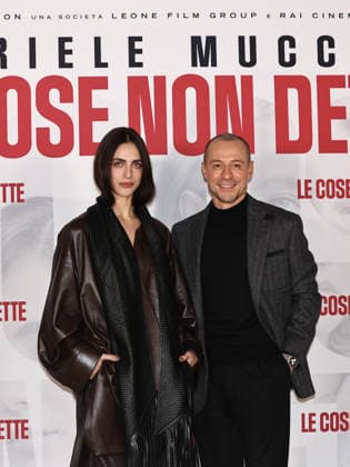 Rome, Palazzo Naiadi, photocall for the film Things Left Unsaid. Pictured: Miriam Leone, Stefano Accorsi  Copyright: xMarcoxProvvisionatox xipa-agency.netx xMarcoxProvvisionatox IPA_Agency_IPA70456079