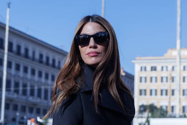 Foto IPP - Emanuela Vertolli Gruppo Editoriale LiveMedia Rome 23 01 2026 Nella foto: Bianca Brandolini D Adda arrives at Valentino Garavani s funeral on January 23rd., 2026 at Basilica S.Maria degli Angeli e dei Martiri, Rome, Italy Italy Photo Press - World Copyright