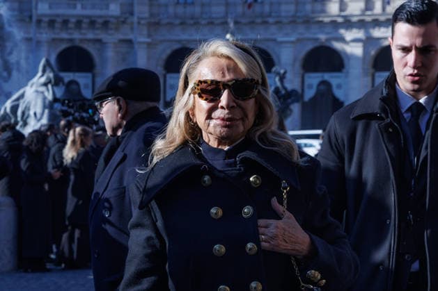 Foto IPP - Emanuela Vertolli Gruppo Editoriale LiveMedia Rome 23 01 2026 Nella foto: Francesca Lo Schiavo arrives at Valentino Garavani s funeral on January 23rd., 2026 at Basilica S.Maria degli Angeli e dei Martiri, Rome, Italy Italy Photo Press - World Copyright