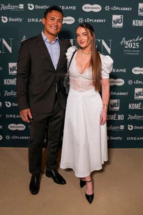 Vixen Awards 2025 Oslo, Norge 20260123. Oda Rikheim ankommer pa rod loper for utdelingen av Vixen Awards 2025 pa Radisson Blu Plaza Hotel i Oslo fredag. Foto: Fredrik Varfjell NTB Oslo Norge TNRcB4r7jWQ EDITORIAL USE ONLY Ref:_ENTTNRcB4r7jWQ.jpg Copyright: xFredrikxVarfjellx xNTBx