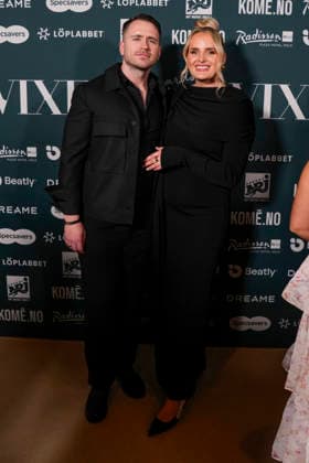 Vixen Awards 2025 Oslo, Norge 20260123. Robert Brankovic og Martine Halvorsen ankommer pa rod loper for utdelingen av Vixen Awards 2025 pa Radisson Blu Plaza Hotel i Oslo fredag. Foto: Fredrik Varfjell NTB Oslo Norge TQtELoUquJE EDITORIAL USE ONLY Ref:_ENTTQtELoUquJE.jpg Copyright: xFredrikxVarfjellx xNTBx