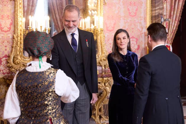 January 23, 2026, Madrid, Madrid, Spain: KING FELIPE VI of Spain, QUEEN LETIZIA of Spain receive the Diplomatic Corps accredited to Spain Madrid Spain - ZUMAc260 20260123_zep_c260_040 Copyright: xMikexChicorrox