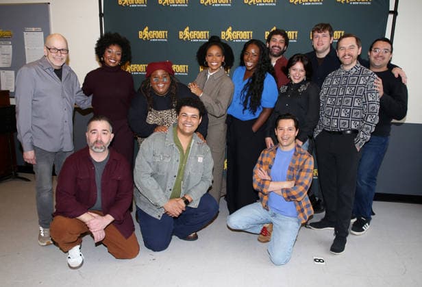 Bigfoot! Meet the Press David Schmoll, Kevin Sciretta, Kala Ross, Jade Jones, Jake Letts, Crystal Lucas-Perry, Mike Millan, Jason Tam, Amber Ruffin, Katerina McCrimmon, Grey Henson and Danny Mefford attending Bigfoot! Meet the Press held at MTC Rehearsal Studio on January 23, 2026 in New York City, NY New York City MTC Rehearsal Studio NY USA Copyright: xStevenxBergman AFF-USA.COMx