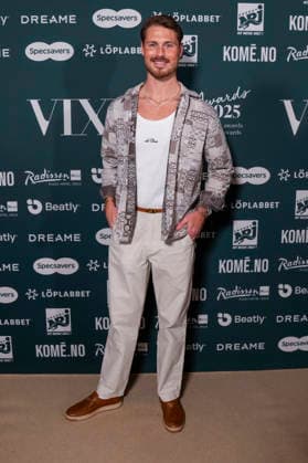Vixen Awards 2025 Oslo, Norge 20260123. Tobias Brandal Busaet ankommer pa rod loper for utdelingen av Vixen Awards 2025 pa Radisson Blu Plaza Hotel i Oslo fredag. Foto: Fredrik Varfjell NTB Oslo Norge 4u74R9caXx0 EDITORIAL USE ONLY Ref:_ENT4u74R9caXx0.jpg Copyright: xFredrikxVarfjellx xNTBx