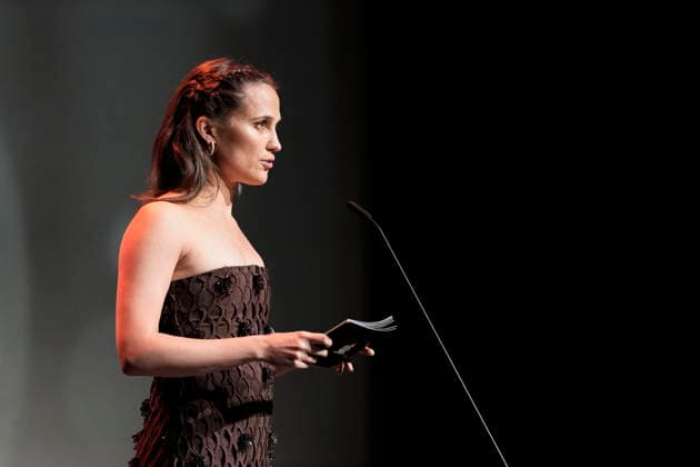 Actress Alicia Vikander speaks at the opening of the Gothenburg Film Festival, Sweden January 26, 2026 GÖTEBORG SWEDEN x9200x  Copyright: xBjörnxLarssonxRosvall TTx GOTHENBURG FILM FESTIVAL 2026 8L7rYzy5CjU