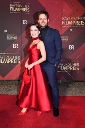 Darya Birnstiel mit Ehemann 47. Bayerischer Filmpreis Preis, Auszeichnung Prinzregententheater München 23. Januar 2026
