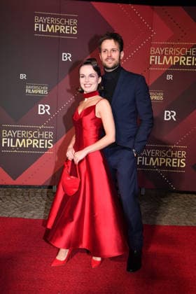 Darya Birnstiel mit Ehemann 47. Bayerischer Filmpreis Preis, Auszeichnung Prinzregententheater München 23. Januar 2026