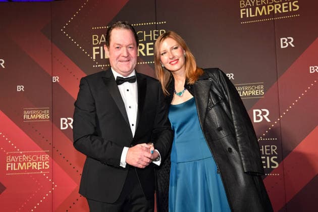 Jürgen Tonkel mit Begleitung 47. Bayerischer Filmpreis Preis, Auszeichnung Prinzregententheater München 23. Januar 2026