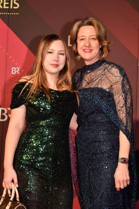 Dr. Anja Weisgerber mit Begleitung 47. Bayerischer Filmpreis Preis, Auszeichnung Prinzregententheater München 23. Januar 2026