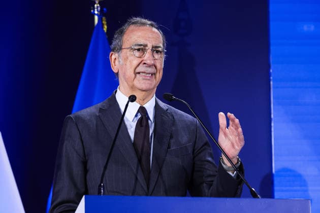 Milan, The Third International Tourism Forum at the Palazzo del Ghiaccio. Pictured: Giuseppe Sala (Mayor of Milan)  Copyright: xAlessandroxBremecx xipa-agency.netx xx IPA_Agency_IPA70464528