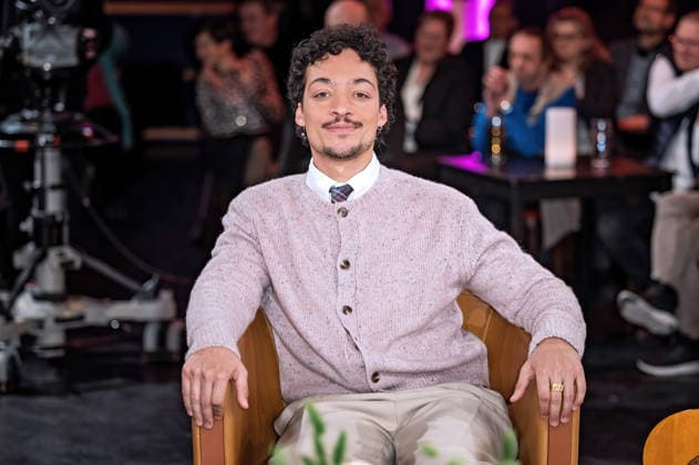 MDR - Riverboat. Moderator und Comedian Aurel Mertz anläßlich der Aufzeichnung der MDR - Talkshow Riverboat am 23.01.2026 in der Mediacity Leipzig. 20260123SFL0017