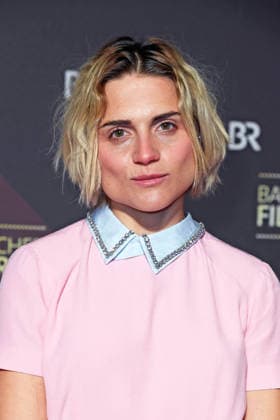 Mala Emde bei der Ankunft zur VERLEIHUNG DES BAYERISCHEN FILMPREISES 2025 im Prinzregententheater in München am 23.01.2026