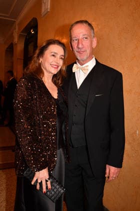 Heino von Statten mit Ehefrau 47. Bayerischer Filmpreis Preis, Auszeichnung Party Prinzregententheater München 23. Januar 2026