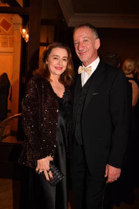 Heino von Statten mit Ehefrau 47. Bayerischer Filmpreis Preis, Auszeichnung Party Prinzregententheater München 23. Januar 2026