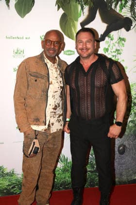 Dschungelparty 2026 zum TV Start by Julian F. M. Stoeckel Berlin, 23..01.2026 Pierre Sanoussi-Bliss mit Freund bei der Dschungelparty 2026 von Julian F. M. Stoeckel im Hotel JW Marriott in Berlin Berlin Copyright: xMatthiasxGränzdörferx
