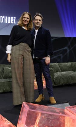 29eme Festival International du Film de Comedie de lAlpe dHuez 2026 International Alpe d Huez Comedy Film Festival Virginie Voisin and producer 452458 2026 01 23 Alpe d Huez France  Copyright: xIsabellexVautierx xStarfacex STAR_452458_025