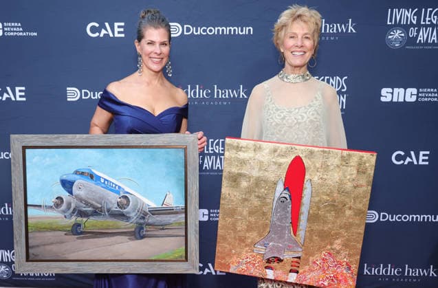 23 January 2026 - Los Angeles, California - Michelle Rouch, Mimi Stuart. The 23rd Annual Living Legends Of Aviation Awards held at The Beverly Hilton l in Los Angeles. Los Angeles USA - ZUMAa123 20260123_zaa_a123_012 Copyright: xADx