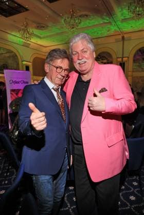 Julian F.M.Stöckel Dschungelparty zu Ich bin ein Star Arno Funke aka Dagobert, Klaus Baumgart Julian F.M. Stoeckel lädt zur legendären Dschungelparty, Ich bin ein Star Holt mich hier raus im JW Marriott Hotel Berlin Datum: 23.01.2026 Copyright: xEventpressxKratschx