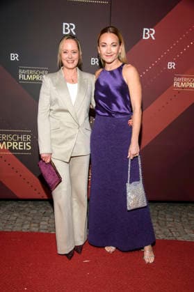 Silke Bodenbender und Lisa Maria Potthoff bei der Verleihung des 47. Bayerischen Filmpreises 2025 im Prinzregententheater. München, 23.01.2026