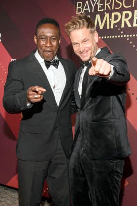 Jerry Kwarteng und Frederic Heidorn bei der Verleihung des 47. Bayerischen Filmpreises 2025 im Prinzregententheater. München, 23.01.2026