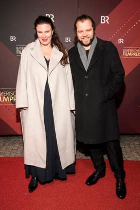 Mascha Schilinski und Fabian Gamper bei der Verleihung des 47. Bayerischen Filmpreises 2025 im Prinzregententheater. München, 23.01.2026