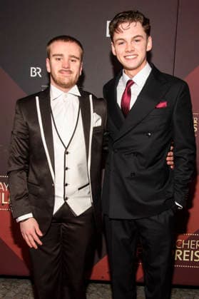 Nico Marischka mit Begleitung bei der Verleihung des 47. Bayerischen Filmpreises 2025 im Prinzregententheater. München, 23.01.2026
