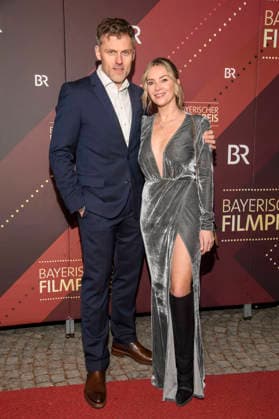 Jens Atzorn und Laura Osswald bei der Verleihung des 47. Bayerischen Filmpreises 2025 im Prinzregententheater. München, 23.01.2026