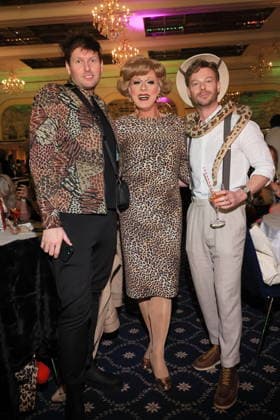 23.01.2026, Thomas, Margot Schloenzke und Nils zu Ich bin ein Star Ð Holt mich hier raus!, Julian F.M. Stoeckel lädt zur legendären Dschungelparty, JW Marriott Hotel, Berlin, Berlin Deutschland, Germany